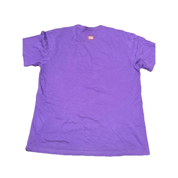 Ice Cream Running Dog T-Shirt - IceCream Graphic - Mens XL Tee - Prism Violet - Picture 2 of 5